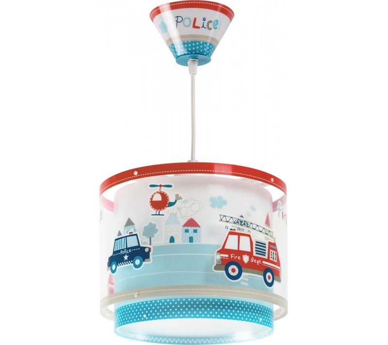 Lampe Suspension Enfant Police Et Pompiers
