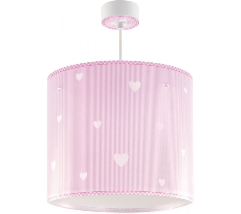 Lustre Et Lampe Suspension Enfant Sweet Dreams Coeurs Rose