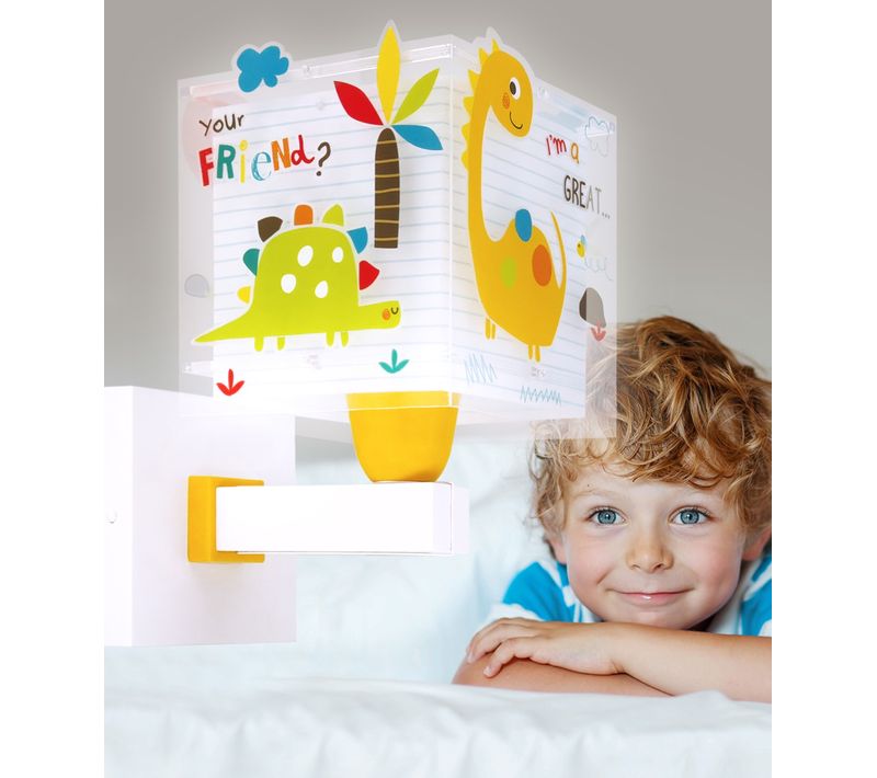 Applique Murale Pour Enfants Dinos Dinosaures