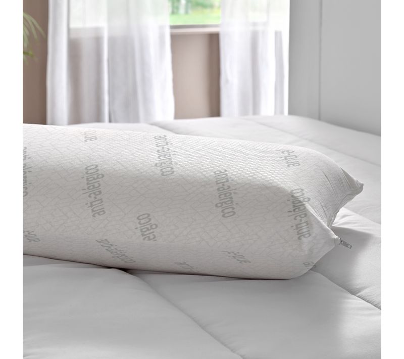 Oreiller Viscoélastique Double Housse Anti-acariens - 75 X 33 Cm