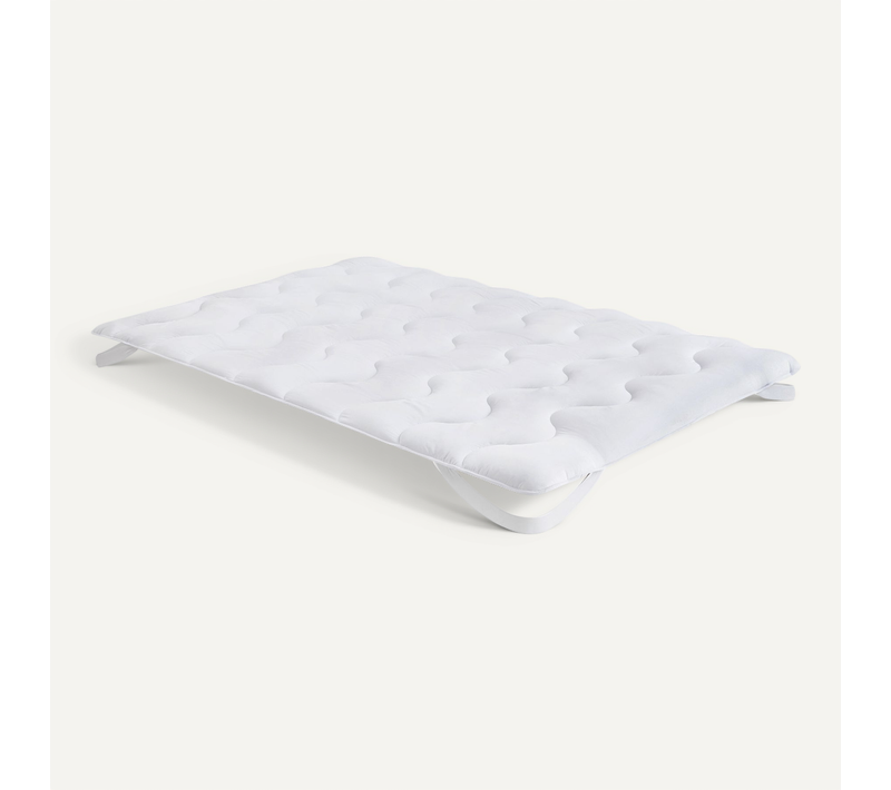 Surmatelas En Microfibre 3cm Housse 100% Coton Et Respirante