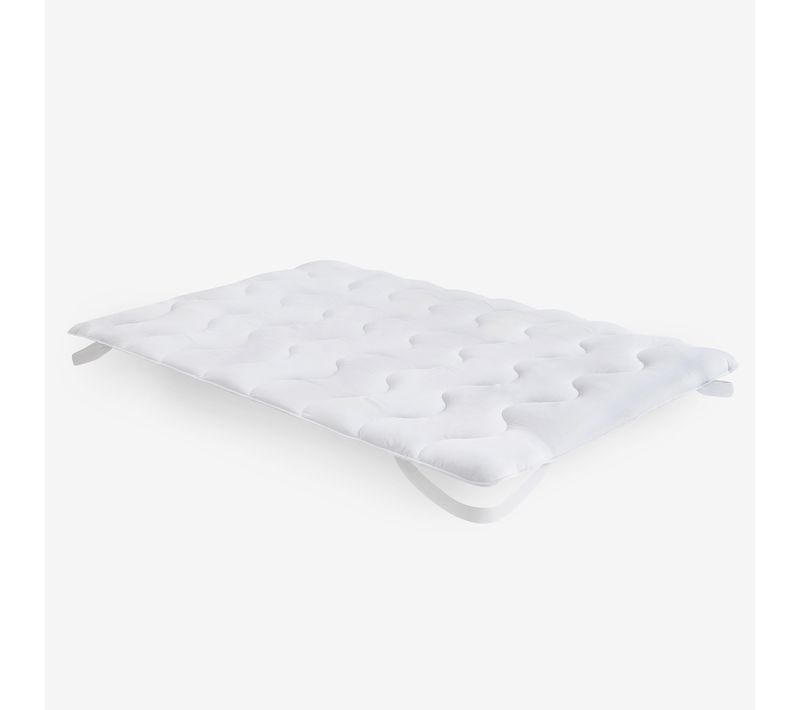 Surmatelas En Microfibre 3cm Housse 100% Coton Et Respirante