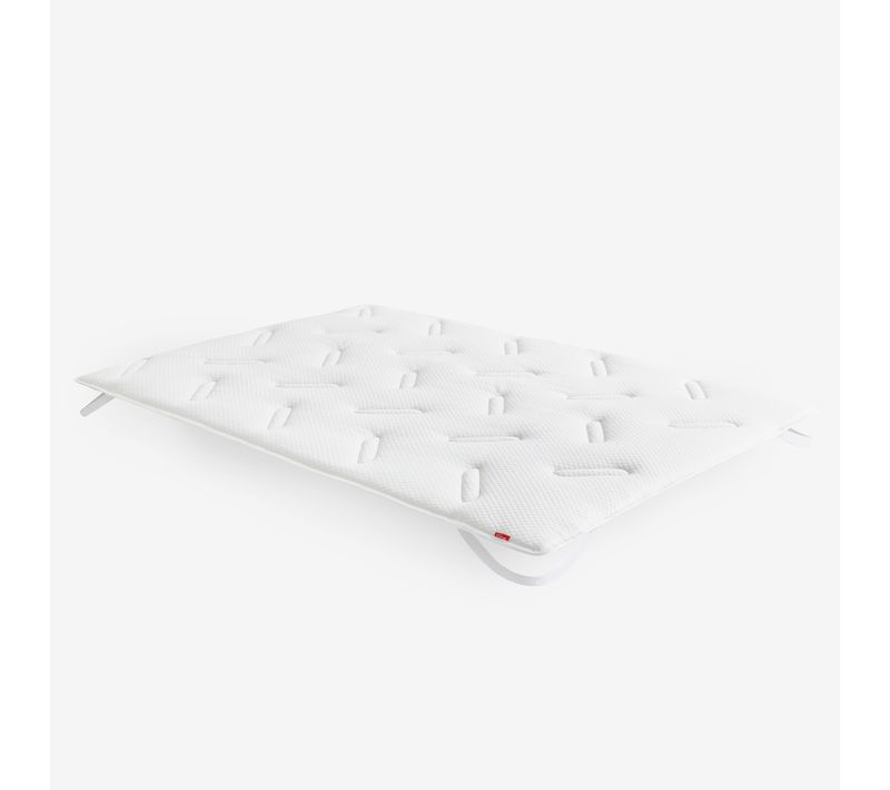 Surmatelas En Visco Et Fibre Respirante - 90 X 200 Cm