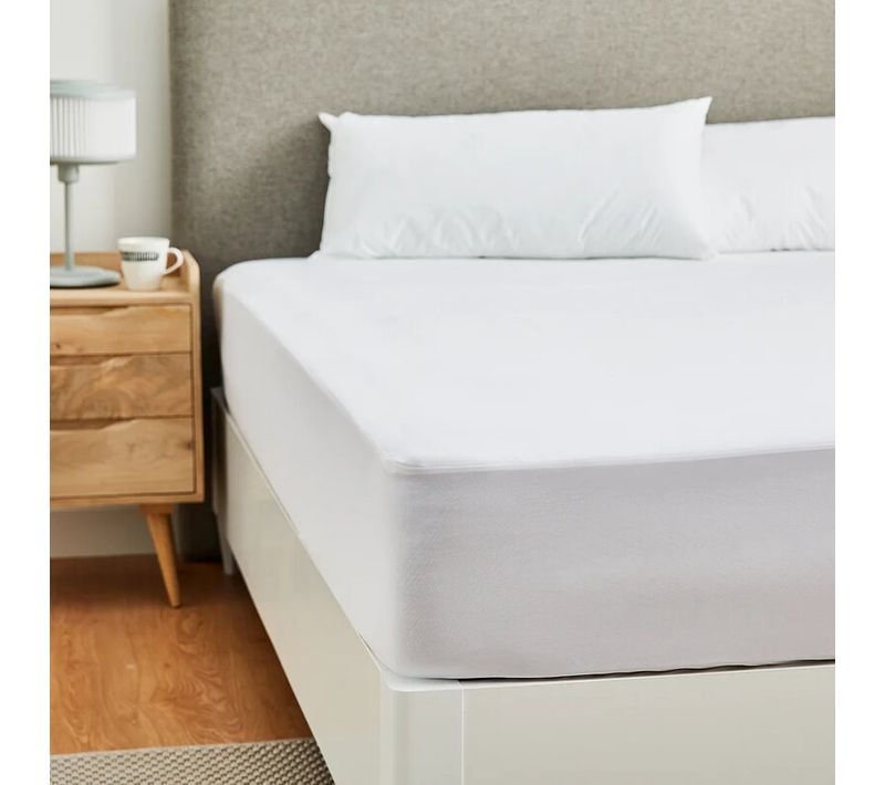 Drap Housse Et Protège-matelas 160x196cm- Pkh- 2 En 1- Imperméable