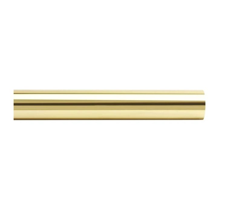 Tringle À Rideau Doré 1,5 M X 28 Mm - 1m50 - Doré