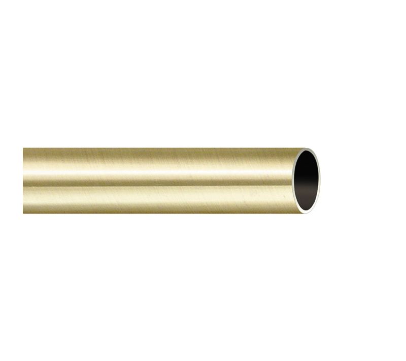 Tringle À Rideau Métal Diamètre 20 Mm - 150 Cm - Doré Vieilli