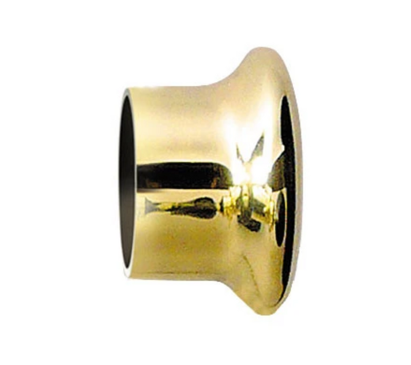 Paire D'embouts Doré Pour Barre D. 28 Mm - Diam. 28 Mm - Doré