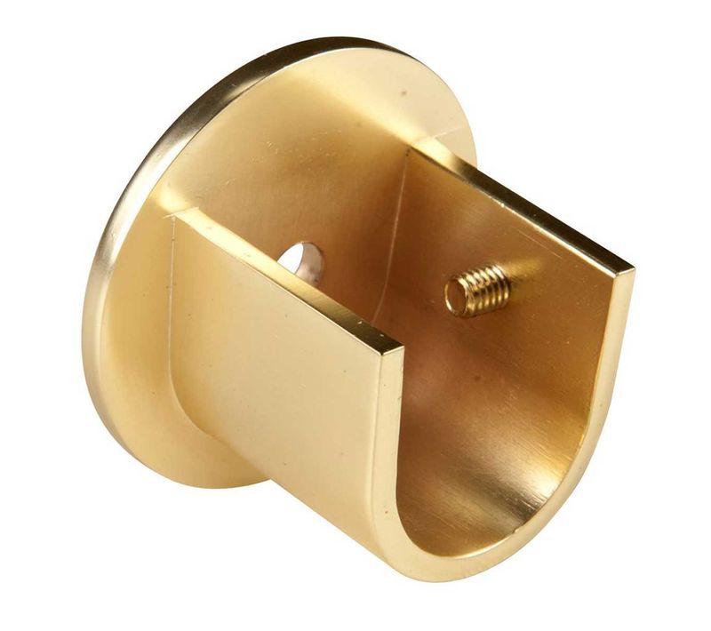 Paire De Supports Naissance De D. 20 Mm - Diam. 20 Mm - Doré