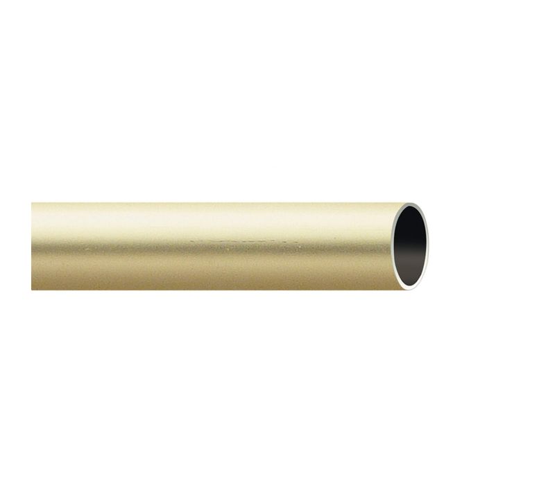Tringle À Rideau Métal Diamètre 20 Mm - 150 Cm - Doré Mat