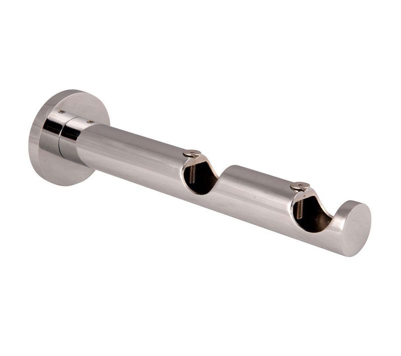 Support De Tringle Double D.20 Mm - Diam. 20 Mm - Argent