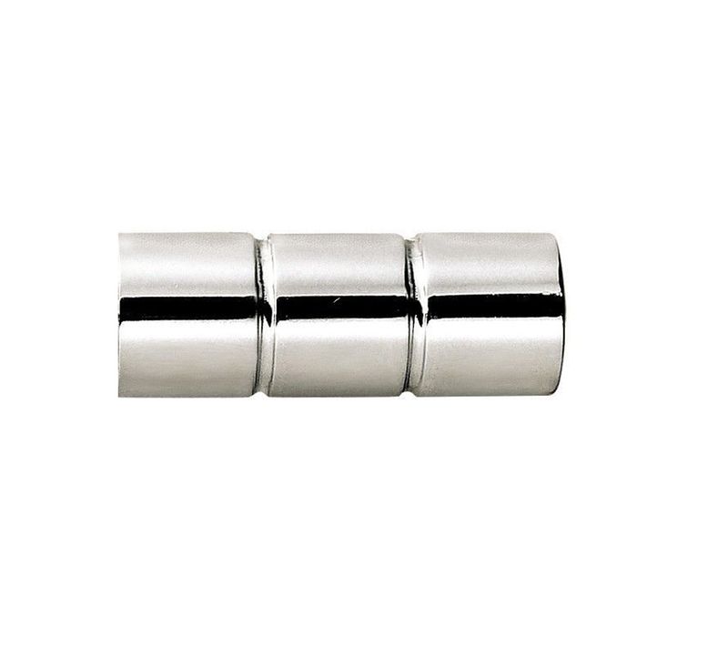 Lot De 2 Embouts De Tringle - Diam. 20 Mm - Argent