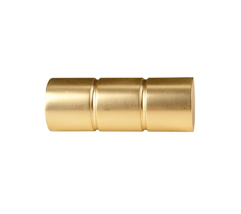 Lot De 2 Embouts De Tringle - Diam. 20 Mm - Doré Mat