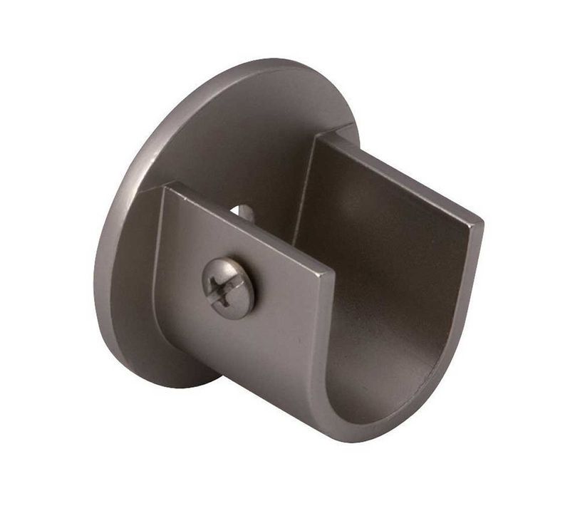 Paire De Supports Naissance De D. 20 Mm - Diam. 20 Mm - Gris Foncé