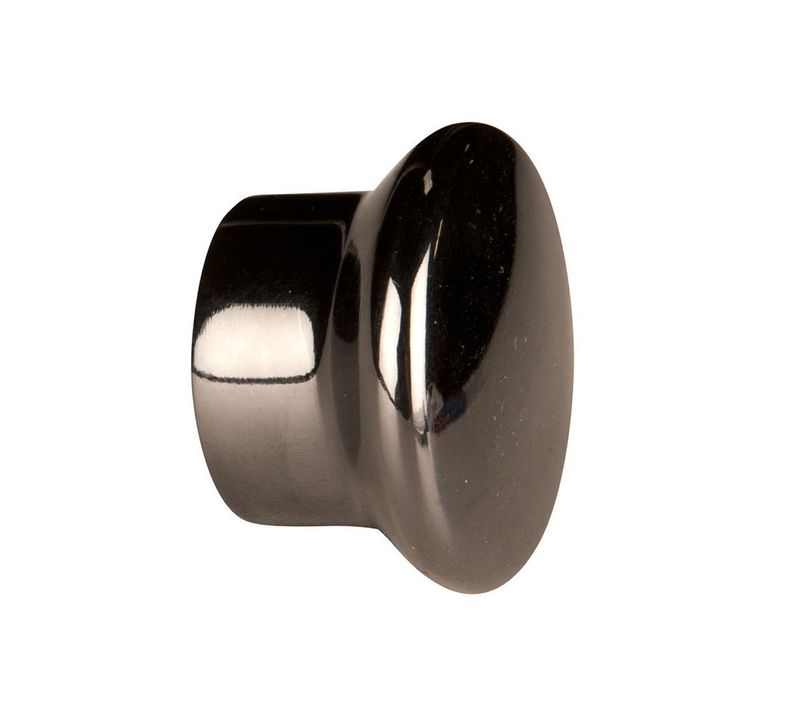 Paire D'embouts De Tringle En Forme De Bouchon - Diam. 20 Mm - Gris Anthracite