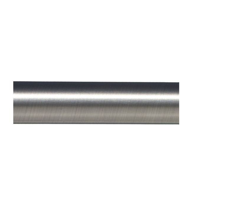 Tringle À Rideau Métal Diamètre 20 Mm - 150 Cm - Gris Foncé Mat