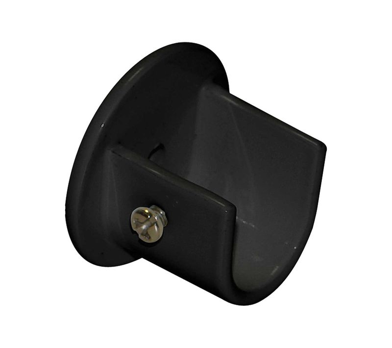 Paire De Supports Naissance De D. 20 Mm - Diam. 20 Mm - Noir
