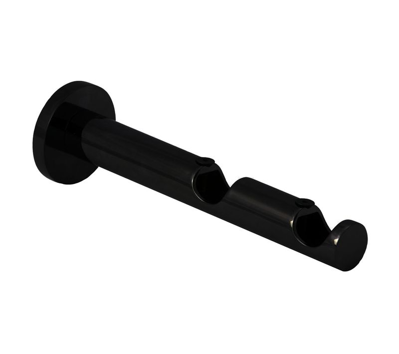 Support De Tringle Double D.20 Mm - Diam. 20 Mm - Noir