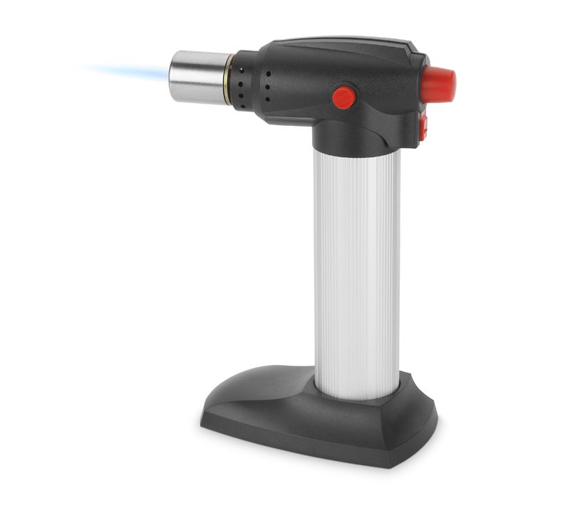 Chalumeau de Cuisine à Flamme Forte Noir