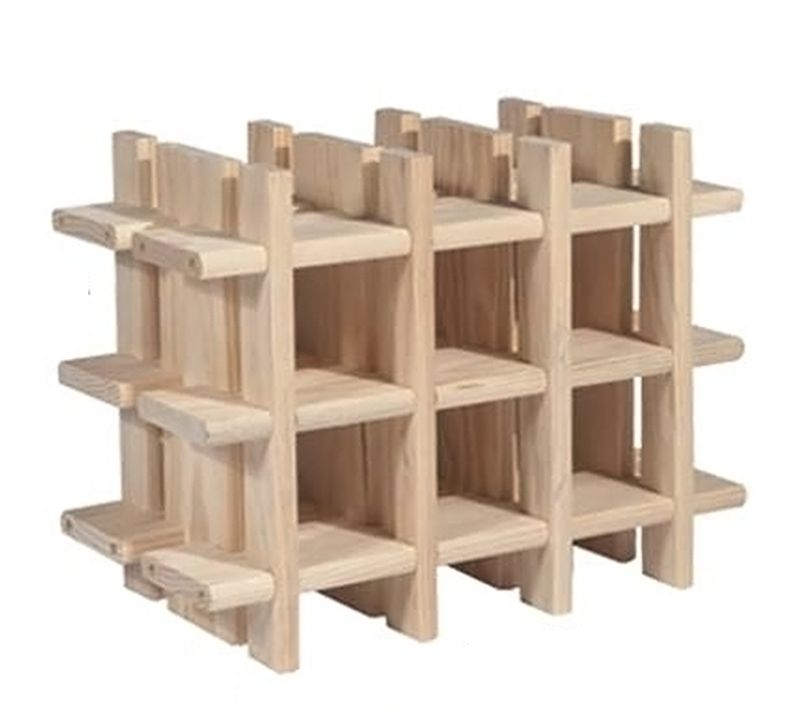 Casier Bois 9 Bouteilles - Rioja-9