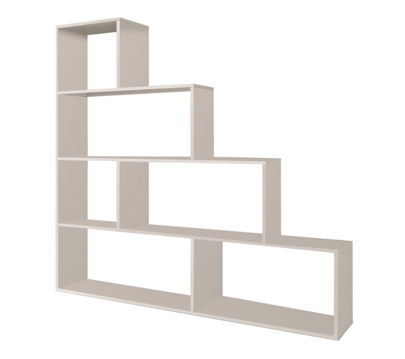 Étagère Escalier Anaïs 7 Cases L145cm X H145cm - Blanc