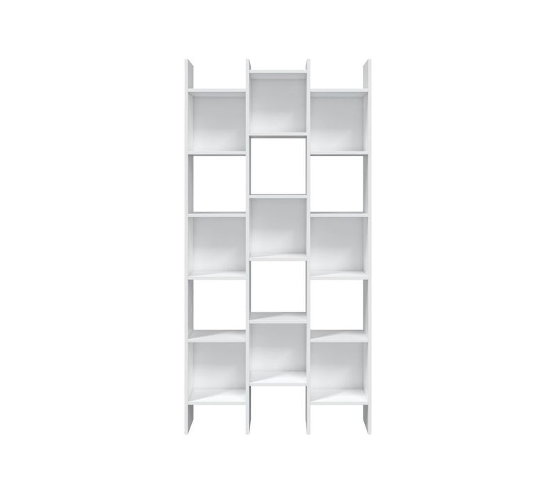 Etagère Kim 3 Échelles L96cm X H192cm -  Blanc