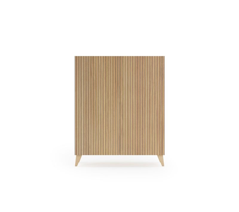 Meuble à Chaussures, Modèle Malmo, En Mélamine En Couleur Chêne Doré Et Dessin Lattes