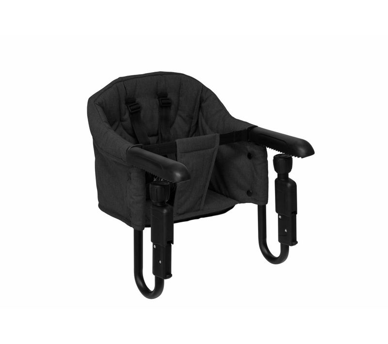 Chaise Haute Clip-up Noir Avec Fixation Universel