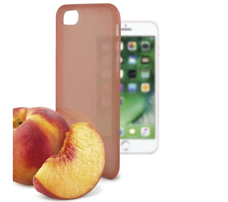 Coque De Protection Sense Aroma - Parfum Peche Pour iPhone 7 Orange