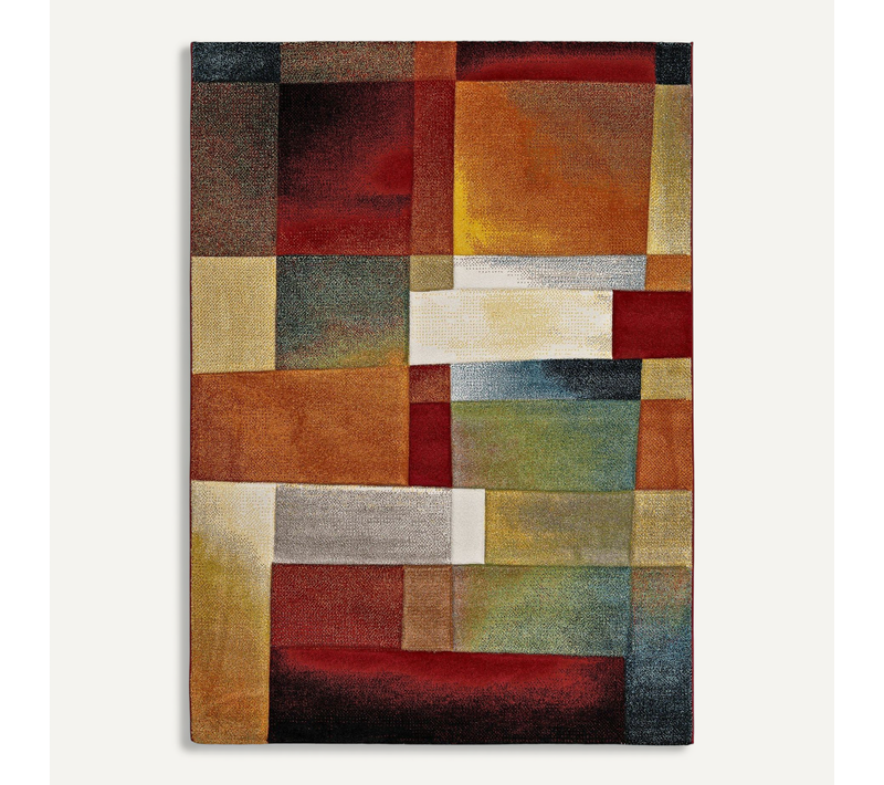 Tapis Géométrique Matrix 21322 Multicolore 60x120 Cm