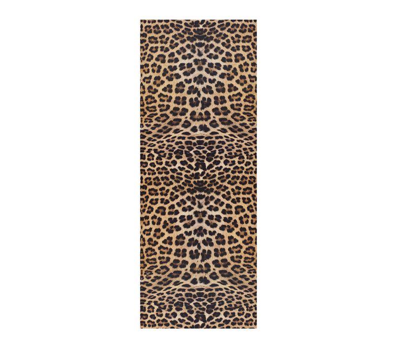 Tapis De Cuisine Animal Print Ricci Leopardo Jaune/noir 52x200 Cm