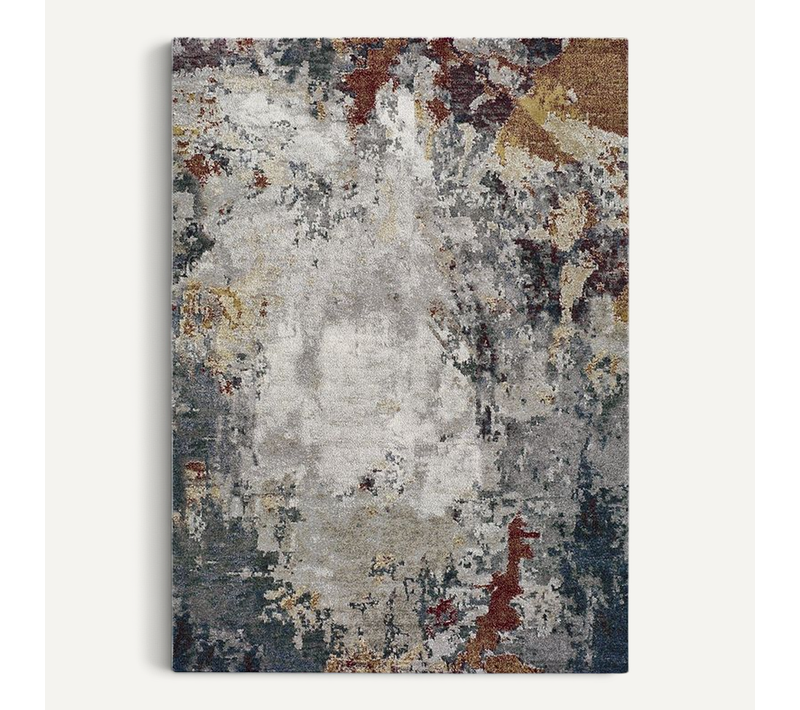 Tapis Abstrait Graffiti 40001 Gris/multicolore 160x230 Cm