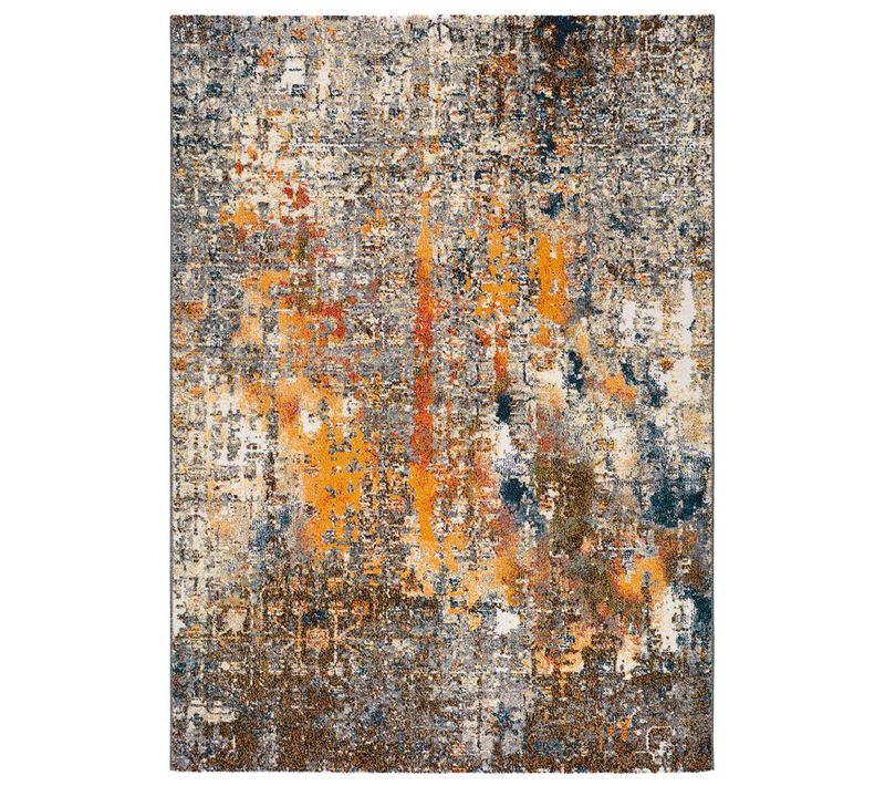 Tapis Abstrait Shiraz 16555 Multicolore 140x200 Cm