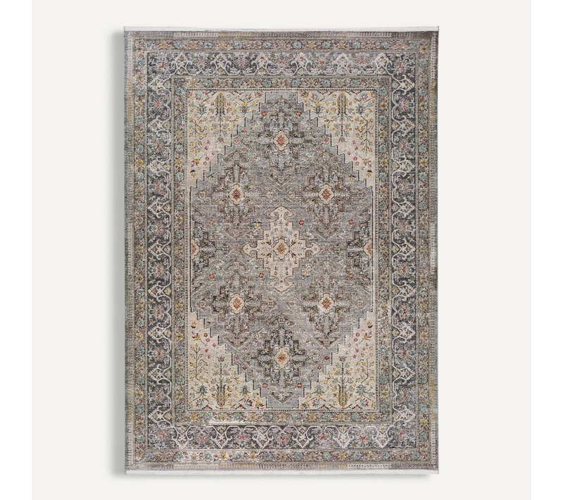 Tapis Vintage Sarough Gris 52012 Gris/beige 160x230 Cm