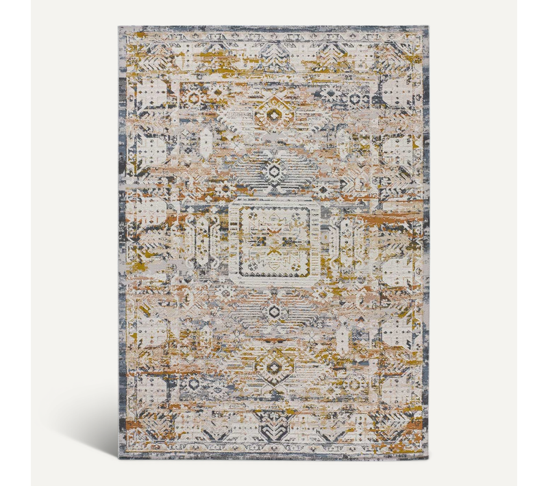 Tapis Ethnique Springs 2230 Beige/rouille/bleu 77x150 Cm