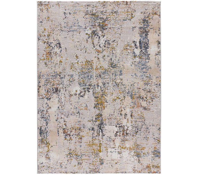 Tapis Abstrait Springs 2503 Beige/rouille/bleu 134x200 Cm