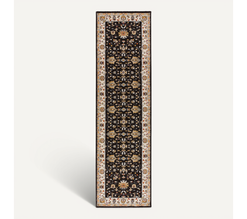 Tapis Classique Classic 12505 Anthracite/beige 67x250 Cm