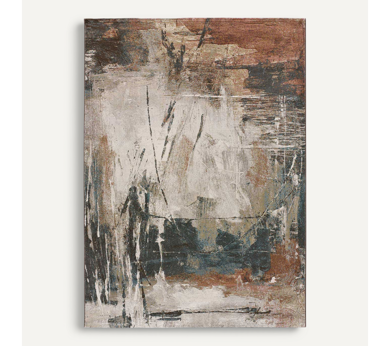 Tapis Abstrait Victoria 843 Beige/gris/roullie 133x195 Cm