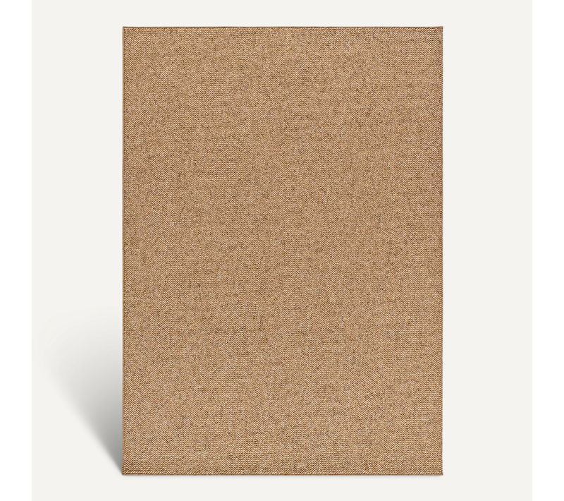 Tapis Lavable Uni Petra Liso Marron Clair 160x230 Cm