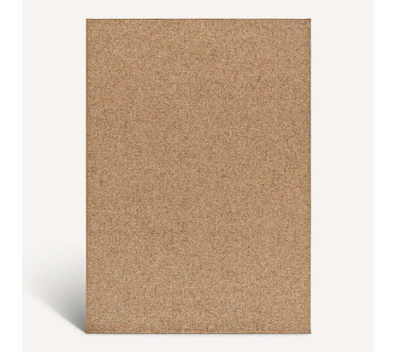 Tapis Lavable Uni Petra Liso Marron Clair 200x290 Cm