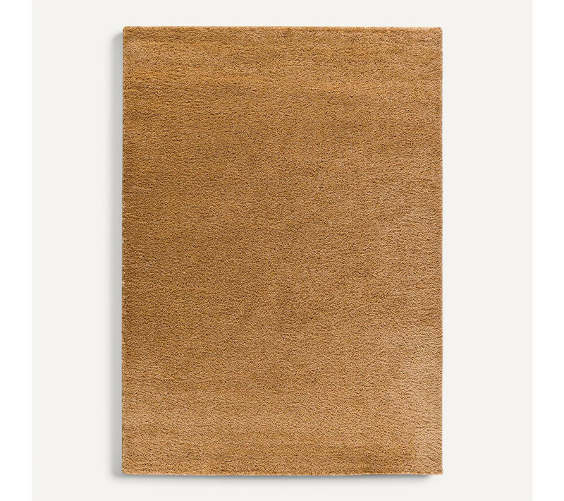 Tapis À Poils Longs Atlas Liso Marron 190x290 Cm