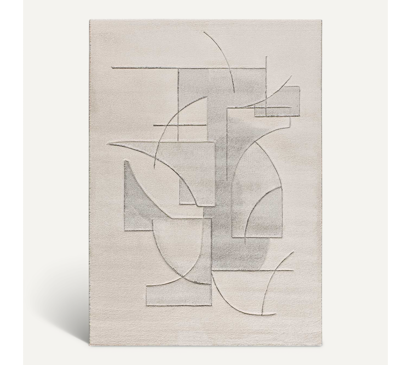 Tapis Géométrique Lena 40313 Crème 160x230 Cm