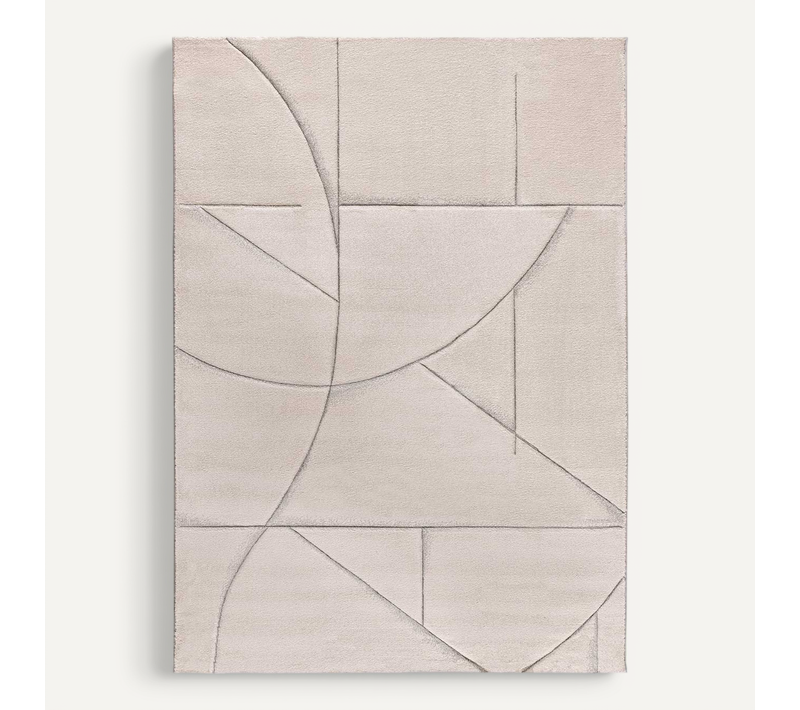 Tapis Géométrique Lena 40315 Crème 120x170 Cm