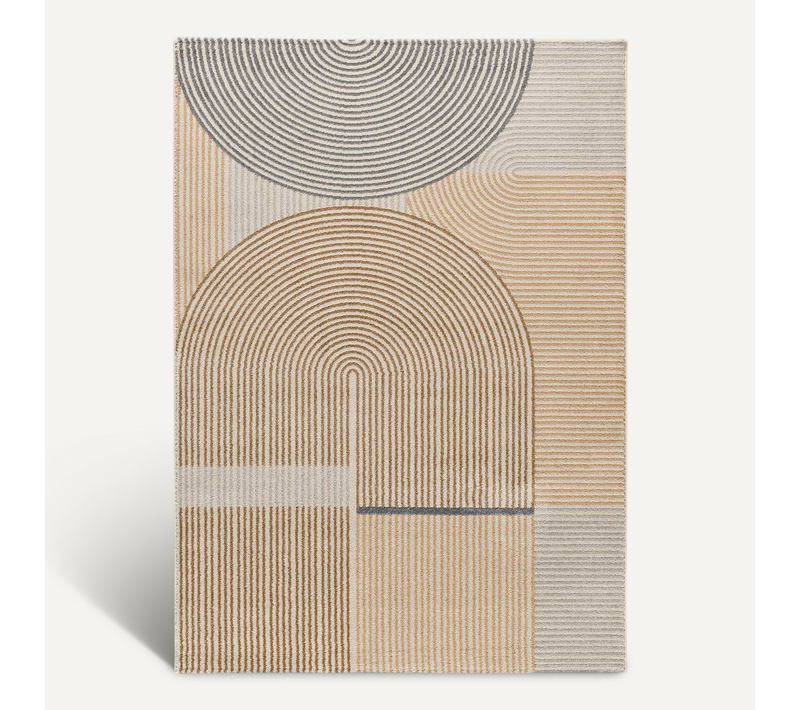 Tapis Géométrique Garden 12701 Beige/gris 140x200 Cm