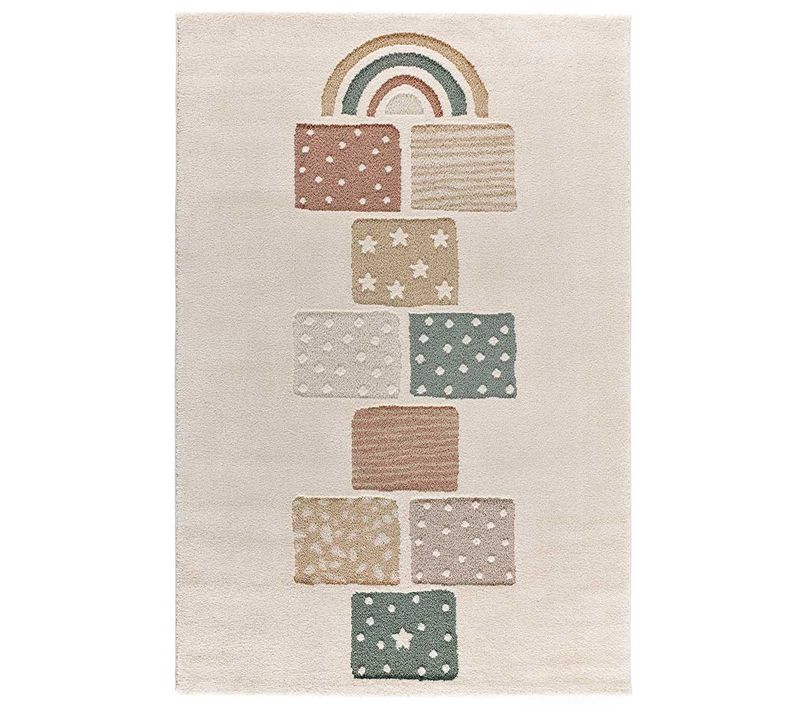 Tapis Enfant Marelle Clown 2365 Crème/multicolore 120x170 Cm