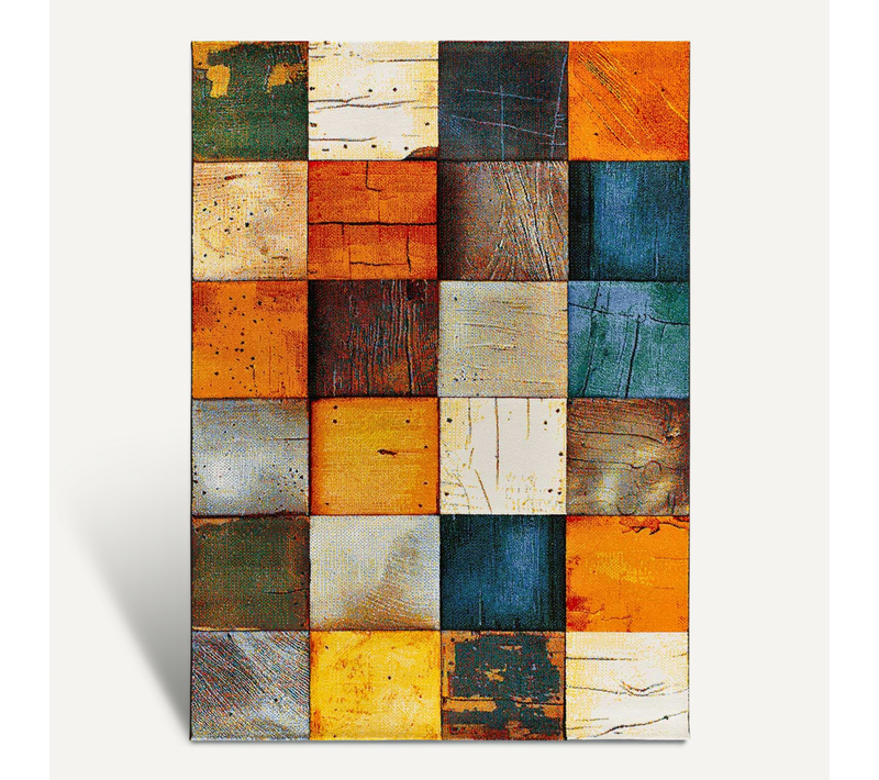 Tapis Géométrique Sybil 40406 Multicolore 120x170 Cm