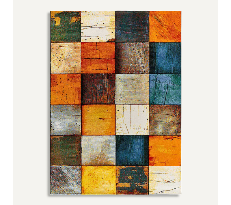 Tapis Géométrique Sybil 40406 Multicolore 140x200 Cm