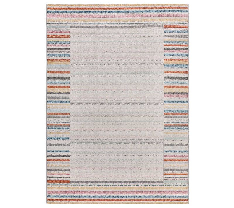 Tapis Extérieur Géométrique Samara 54573 Gris/multicolore 120x170 Cm