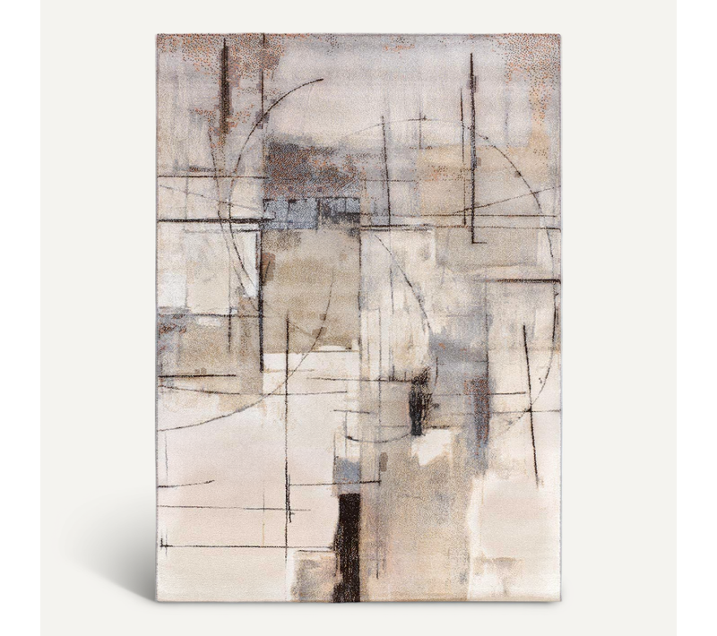 Tapis Abstrait Beruti 12921 Beige 133x190 Cm