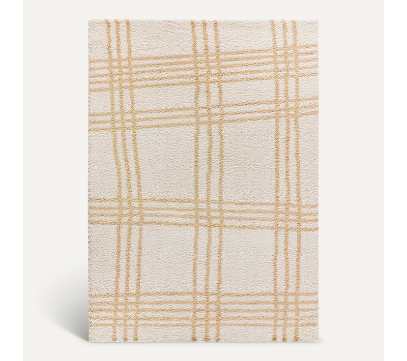 Tapis Shaggy Helia 8808 Beige 60x120 Cm
