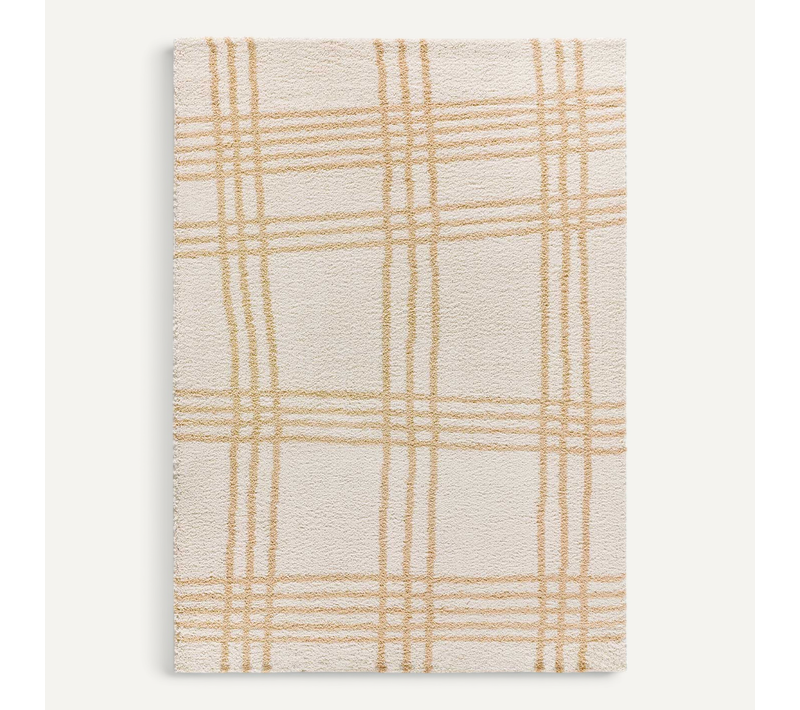 Tapis Shaggy Helia 8808 Beige 160x230 Cm